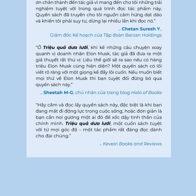Triệu Quả Dưa Lưới (Nghĩ như Elon Musk, làm như Elon Musk - Công thức thành công dành cho giới kinh doanh) - Parag Mahajan, MD - Phạm Thị Liên dịch - (bìa mềm)