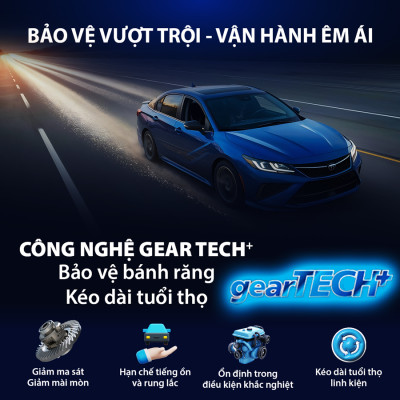 Nhớt Hộp Số AISIN Geartech+ GL-5 75W90 1 Lít GSL57591PB - Nhập Khẩu Chính Hãng