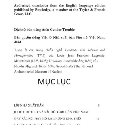 Rắc Rối Giới - Gender Trouble ( Bìa Cứng ) 