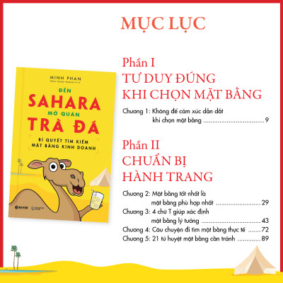 Bí Quyết Tìm Kiếm Mặt Bằng Kinh Doanh - Đến Sahara Mở Quán Trà Đá - Bộ Sách Khởi Nghiệp Bán Lẻ