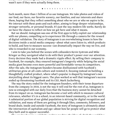 No Filter: The Inside Story Of Instagram