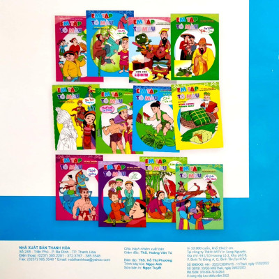 Em Tập Tô Màu Và Đọc Truyện Kho Tàng Truyện Cổ Dân Gian Việt Nam - Sự Tích Quả Dưa Hấu