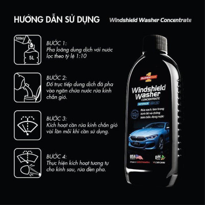 Dung Dịch Rửa Kính Ô Tô SUPERONE Winshield Washer Concentrate - Exterior SOUTHWALL B205