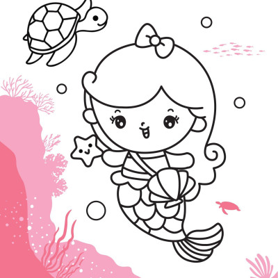 Tô Màu Diệu Kỳ - Nàng Tiên Cá