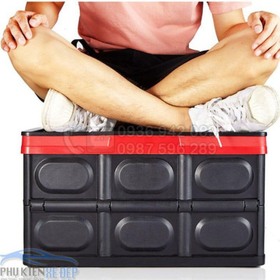  Thùng đựng đồ cốp xe ô tô xếp gọn dễ dàng với 2 dung tích 30L và 55L tiết kiệm tối đa không gian cốp xe ô tô