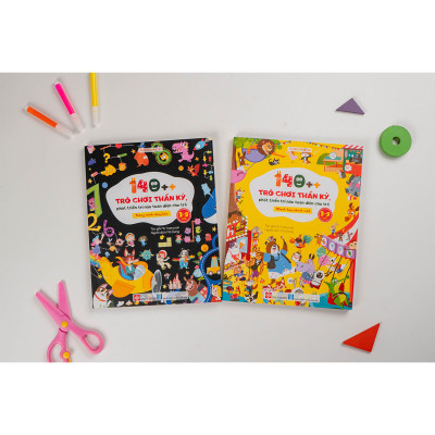 140++ trò chơi thần kỳ, phát triển trí não toàn diện cho trẻ 3-9 tuổi - Thông minh nhạy bén