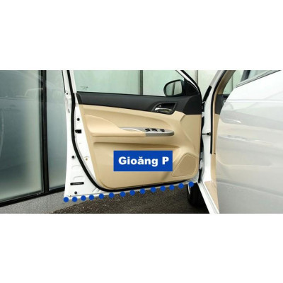  Ron Gioăng Cao Su Chữ P Dài 10m Dán Cửa Xe Hơi Ô Tô Chống Ồn Giữ Nhiệt Tặng 01 Keo 3M Trợ Dính
