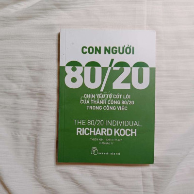 Sách Con người 80/20: 9 yếu tố cốt lõi của thành công 80/20 trong công việc