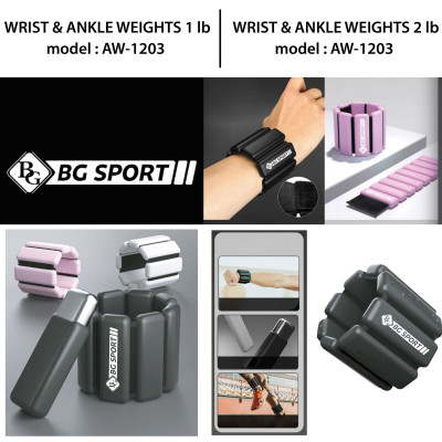 Tạ đeo chân tay phiên bản mới 1203 (2LBS=1Cặp) Nâng cao thể lực, giảm mỡ tăng cơ, phát triển chiều cao