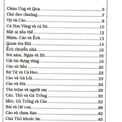101 Truyện Ngụ Ngôn Thế Giới Chọn Lọc