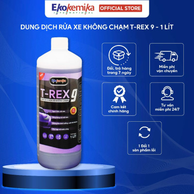 DUNG DỊCH RỬA XE MÁY Ô TÔ KHÔNG CHẠM EKOKEMIKA TREX-9 -1L
