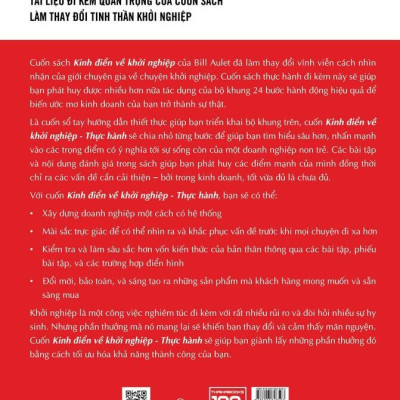 Kinh Điển Về Khởi Nghiệp - Thực Hành - Bill Aulet - Giang Lâm, Ngọc Ny dịch - (bìa mềm)