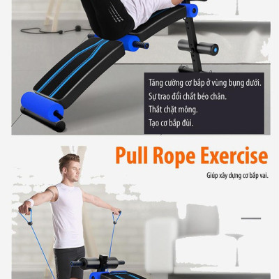 Ghế Tập Bụng Cong Muse Màu Có Chốt Gập BG SU-118 (hàng nhập khẩu)