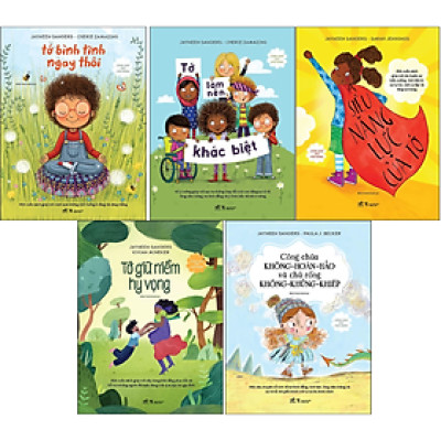Combo 5Q Công Dân Nhí Văn Minh: Tớ Bình Tĩnh Ngay Thôi + Tớ Làm Nên Khác Biệt + Siêu Năng Lực Của Tớ + Tớ Giữ Niềm Hy Vọng + Công Chúa Không-Hoàn-Hảo Và Chú Rồng Không-Khủng-Khiếp