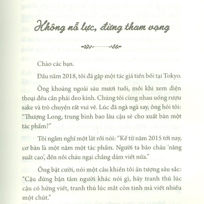 Không Nỗ Lực Đừng Tham Vọng (Kim chỉ nam dành cho bạn trẻ) (Tái bản năm 2023)