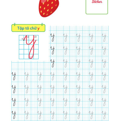 Cùng Khủng Long Học Nét Cơ Bản Quyển 3 (Chữ Cái Đầu Tiên) Bé Trai