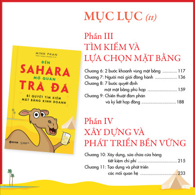 Bí Quyết Tìm Kiếm Mặt Bằng Kinh Doanh - Đến Sahara Mở Quán Trà Đá - Bộ Sách Khởi Nghiệp Bán Lẻ