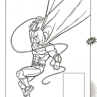 Dán Hình Và Tô Màu - Superhero - Batman (Tái Bản 2024)