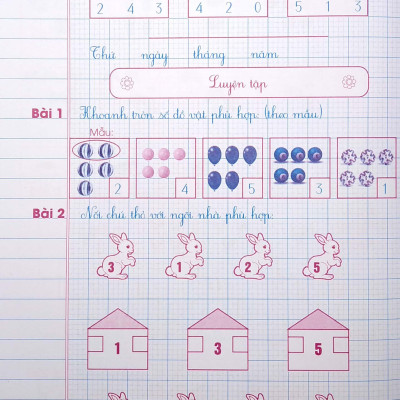 Vở Ô Li Bài Tập Toán 1 - Quyển 1 (Theo Kết Nối Tri Thức Với Cuộc Sống)