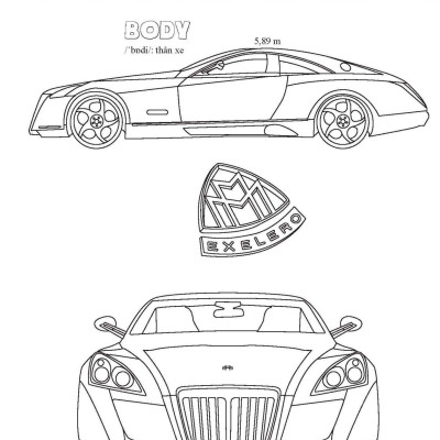 Tô Màu Phương Tiện Giao Thông - Siêu Xe Cực Ngầu  - Super Cool Super Cars