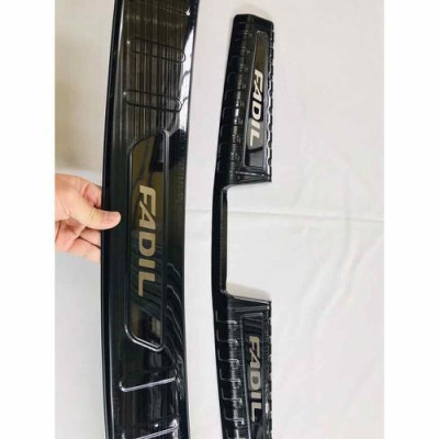 Ốp chống trầy cốp trong ngoài DÀNH CHO xe Vinfast Fadil 2020 - titan