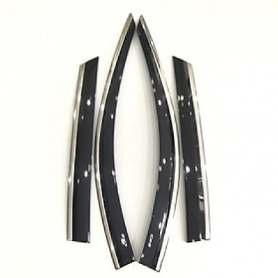 Bộ vè che mưa cao cấp viền INOX dành cho xe Mazda CX-5 2018