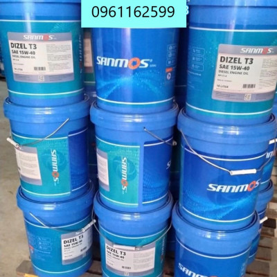 DẦU ĐỘNG CƠ SANMOS DIZEL T3 SAE 15W - 40 API CI4