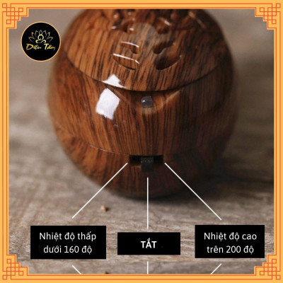 Tẩu xông trầm, lư điện, lò đốt trầm hương trên ô tô cắm trực tiếp trên xe