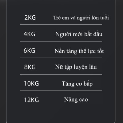Tạ Bình Vôi, Tạ Ấm, Tạ Quai Xách, Tạ Chuông Dụng Cụ Tập Gym Tập Mông Đùi Gym Thể Dục Tại Nhà