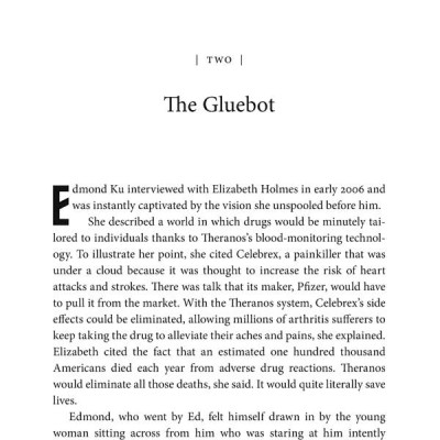 Bad Blood: Secrets And Lies In A Silicon Valley Startup