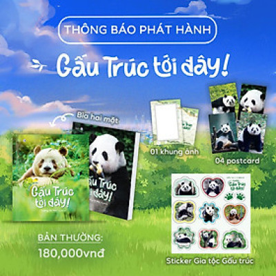 Sách Tranh - Gấu Trúc Tới Đây! - Amak
