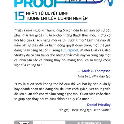 FUTUREPROOF - 15 nhân tố quyết định tương lai của doanh nghiệp - Tác giả Caleb Storkey, Minter Dial
