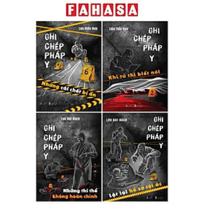 Sách - Combo Sách Ghi Chép Pháp Y (Bộ 4 Cuốn)
