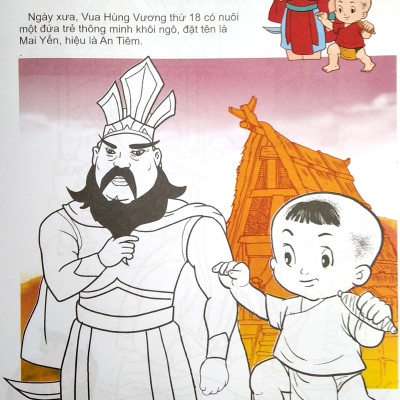 Em Tập Tô Màu Và Đọc Truyện Kho Tàng Truyện Cổ Dân Gian Việt Nam - Sự Tích Quả Dưa Hấu