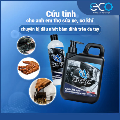 Dung Dịch Tẩy Dầu Nhớt ZUTOZ – Tẩy Dầu Máy, Nhớt Xe – Garage, Cơ Khí – Không Gây Hại Da Tay 500ml / 1L / 2L | Chính Hãng