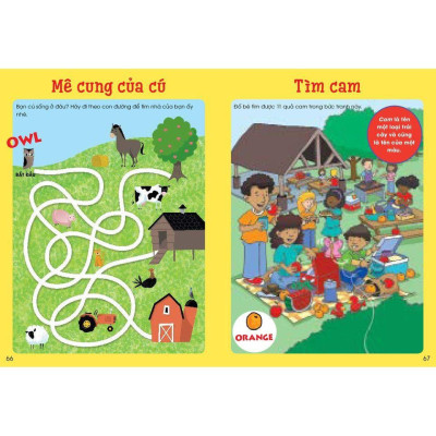 Sách Bigfun Activity Book Pre, Dành cho trẻ từ 2 đến 4 tuổi 
