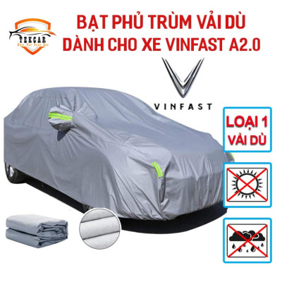 Bạt vải dù oxford bảo vệ xe ô tô VinFast phủ trùm kín cao cấp , áo trùm xe 5 chỗ chống nắng, mưa 