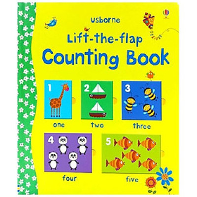 Sách tương tác tiếng Anh - Usborne Lift-The-Flap Counting Book