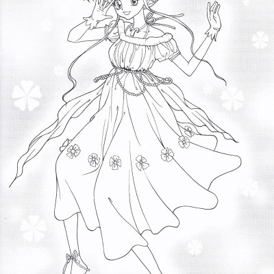 Tô Màu Công Chúa (Tập 8) - Tặng Kèm Miếng Dán Trang Sức