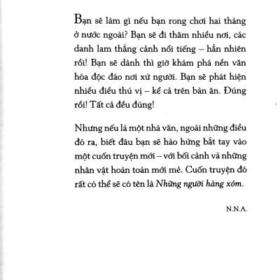 Những Người Hàng Xóm - Tặng Kèm Bookmark + Thẻ Treo Bằng Nhựa Dẻo Xinh Xắn (1 Trong 5 Mẫu Ngẫu Nhiên)