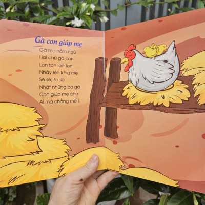 Combo 3 Cuốn Sách Thơ, Truyện, Đồng Dao Cho Bé Học Nói - Phát triển IQ, EQ (Bìa cứng)