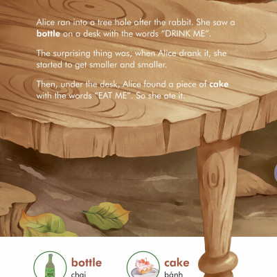 Truyện Cổ Tích Nổi Tiếng Song Ngữ Việt - Anh: Alice Ở Xứ Sở Thần Tiên - Alice In Wonderland