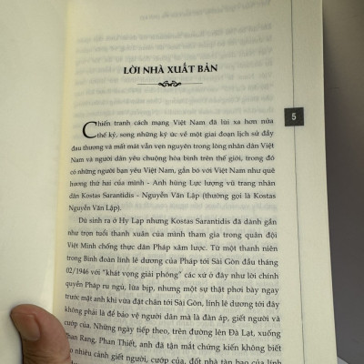 [Ấn bản 2023] VIỆT NAM QUÊ HƯƠNG THỨ HAI CỦA TÔI - Kostas Sarantidis -Nguyễn Văn Lập - Quách Thanh Hương-Ioanna dịch - Nhà xuất bản Chính Trị Quốc Gia Sự Thật.