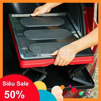  Thùng đựng đồ cốp xe ô tô xếp gọn dễ dàng với 2 dung tích 30L và 55L tiết kiệm tối đa không gian cốp xe ô tô