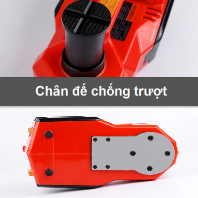 Bộ nâng kích gầm điện kiêm máy bơm lốp ô tô đa năng 2 trong 1 thương hiệu ROGTZ TY-155EHJ - Tải Trọng: 5000Kg (5 Tấn) - Công suất 150W - Hàng Nhập Khẩu