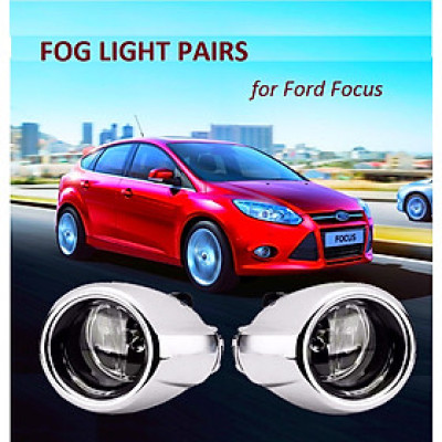Bộ Đèn Gầm Sương Mù Ốp Chrome Ford Ecosport Fiesta Focus (2009-2020)