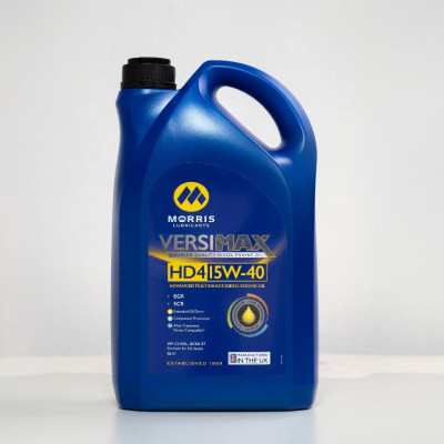 Dầu Nhớt Cao Cấp Cho Động Cơ Xăng và Diesel - Morris Lubricants Versimax HD4 15W-40 / Can 5L