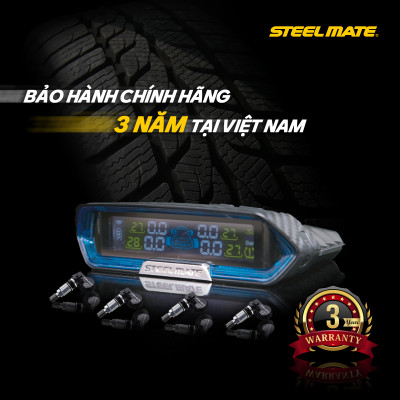 Cảm biến áp suất lốp năng lượng mặt trời TP-MT11 PRO STEELMATE