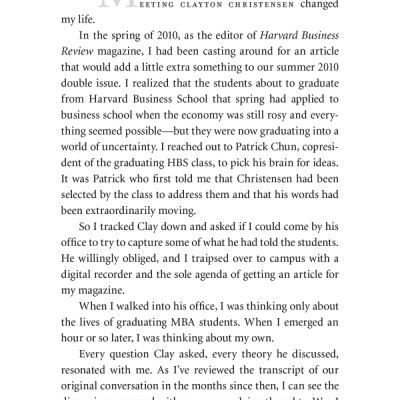 How Will You Measure Your Life?