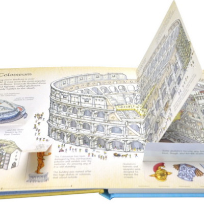 Sách tương tác tiếng Anh - Usborne See Inside Famous Buildings